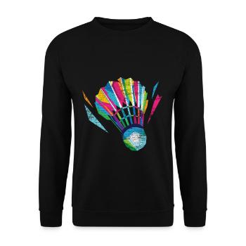 Badminton badminton - Sweat-shirt Unisexe - noir - Devant - Alina (178cm) & Michal (187cm)