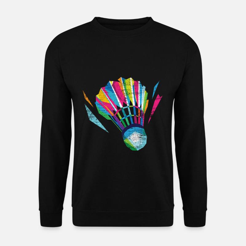 Badminton Federball - Unisex Pullover - Schwarz