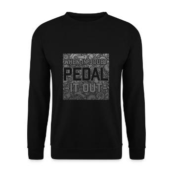 bicycle - Unisex Sweatshirt - black - Front - Alina (178cm) & Michal (187cm)
