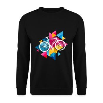 Passe-temps de conduite de vélo - Sweat-shirt Unisexe - noir - Devant - Alina (178cm) & Michal (187cm)