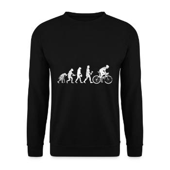 Vélo Evolution - Sweat-shirt Unisexe - noir - Devant - Alina (178cm) & Michal (187cm)