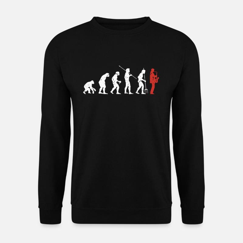 Saxophon Evolution - Sweat-shirt Unisexe - noir