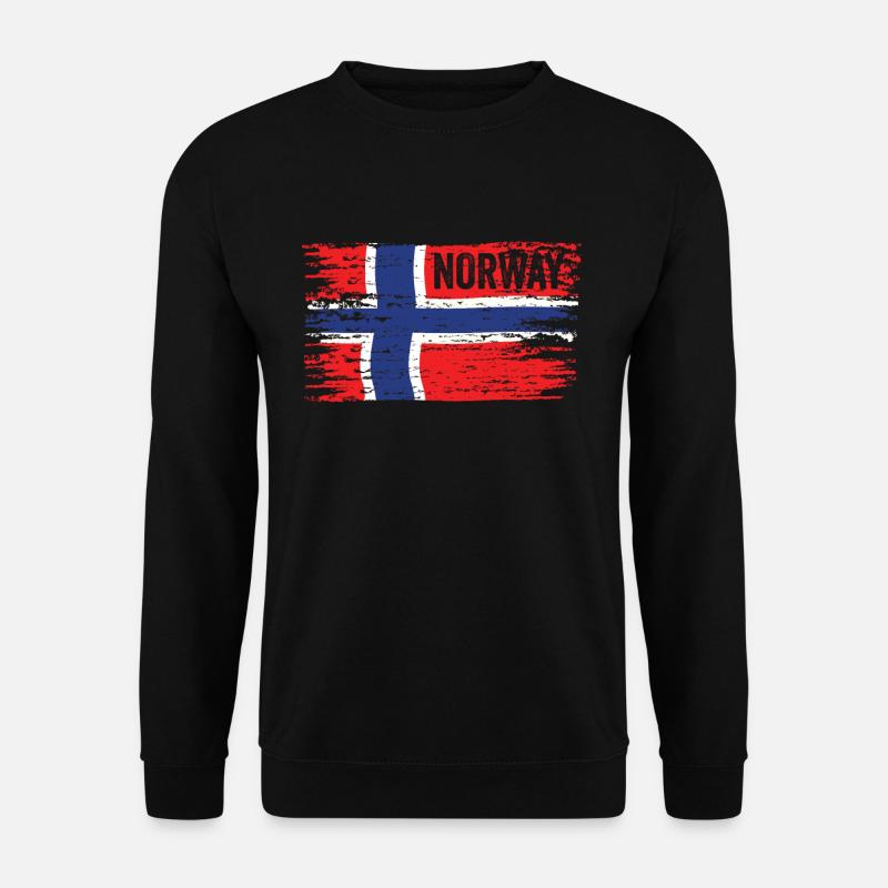Drapeau norvégien - Sweat-shirt Unisexe - noir