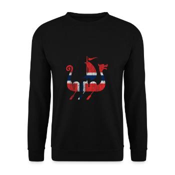 Vikings de Norvège - Sweat-shirt Unisexe - noir - Devant - Alina (178cm) & Michal (187cm)