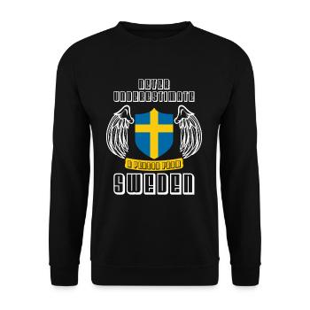 Suède - Sweat-shirt Unisexe - noir - Devant - Alina (178cm) & Michal (187cm)