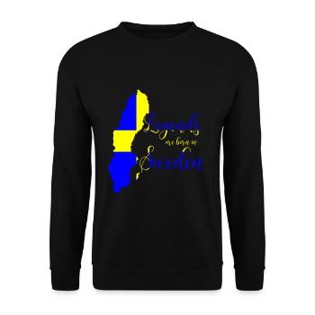 Héros de la Suède - Sweat-shirt Unisexe - noir - Devant - Alina (178cm) & Michal (187cm)