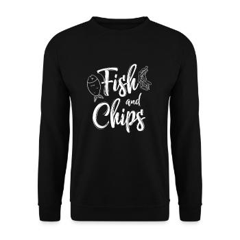 Great Britain - Unisex Sweatshirt - black - Front - Alina (178cm) & Michal (187cm)