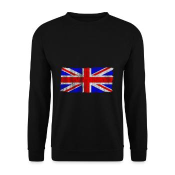 Great Britain - Unisex Sweatshirt - black - Front - Alina (178cm) & Michal (187cm)