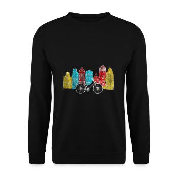 Holland - Unisex Pullover - Schwarz - Vorne - Alina (178cm) & Michal (187cm)