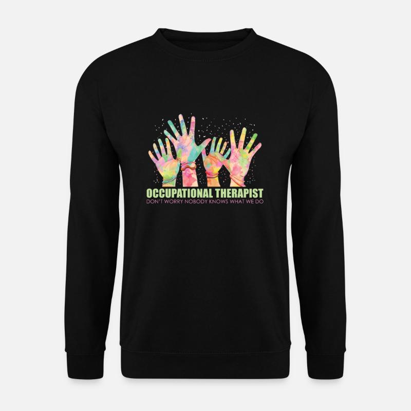 Ergotherapie Arbeit - Unisex Pullover - Schwarz