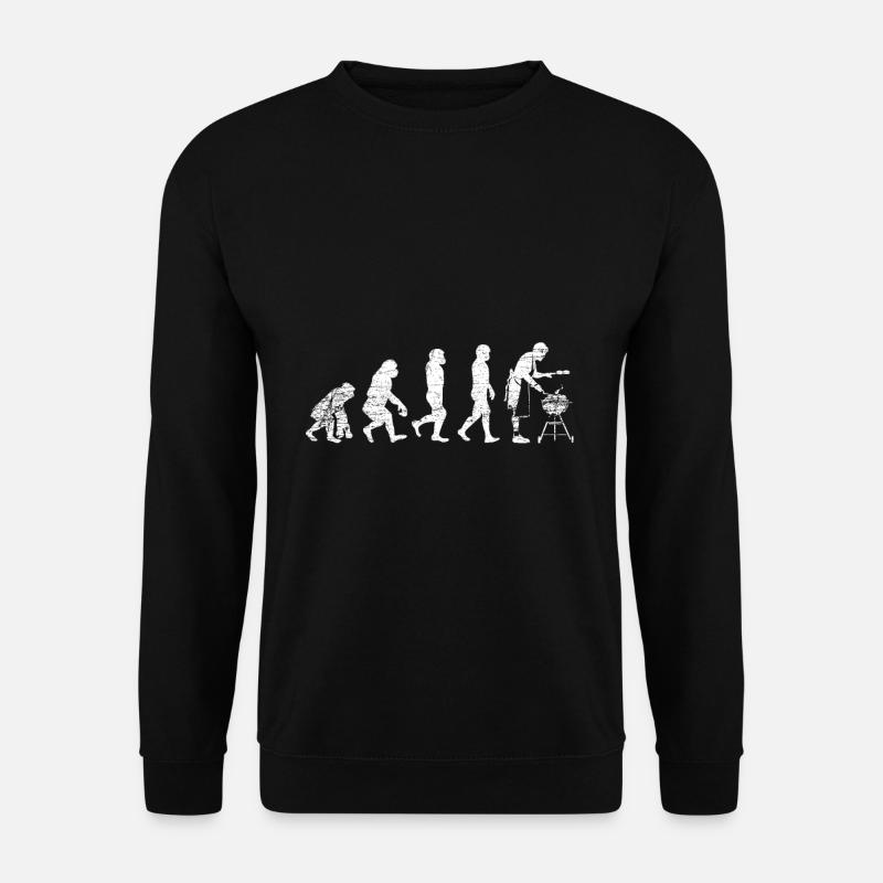 Grillen Evolution - Unisex Pullover - Schwarz