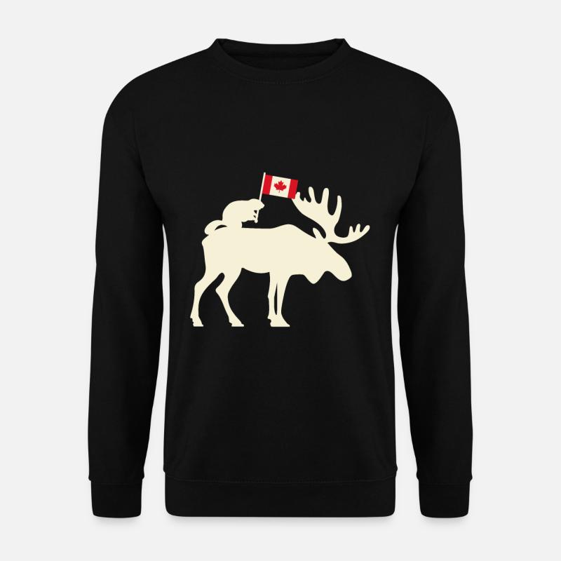 Drapeau du canada - Sweat-shirt Unisexe - noir