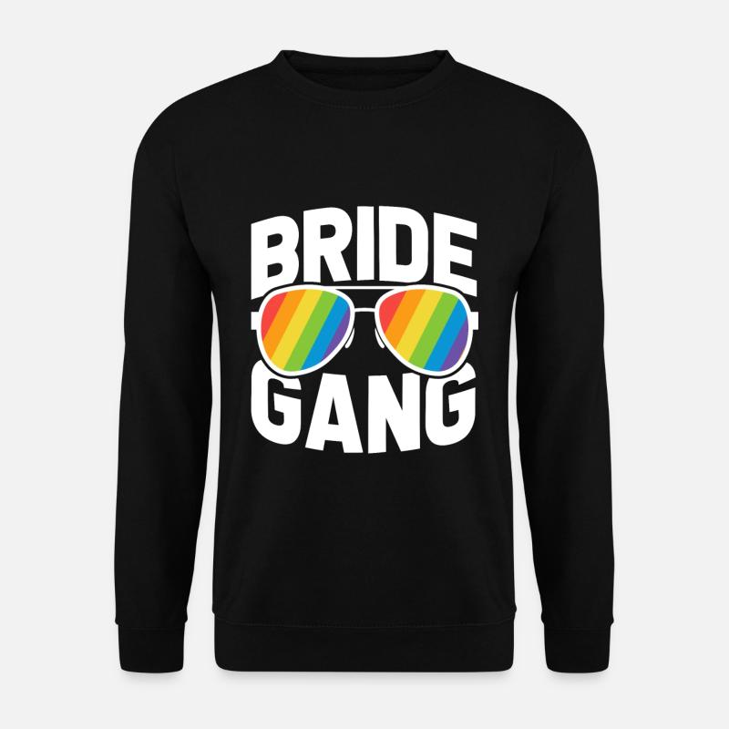 Braut Homo Ehe - Unisex Pullover - Schwarz