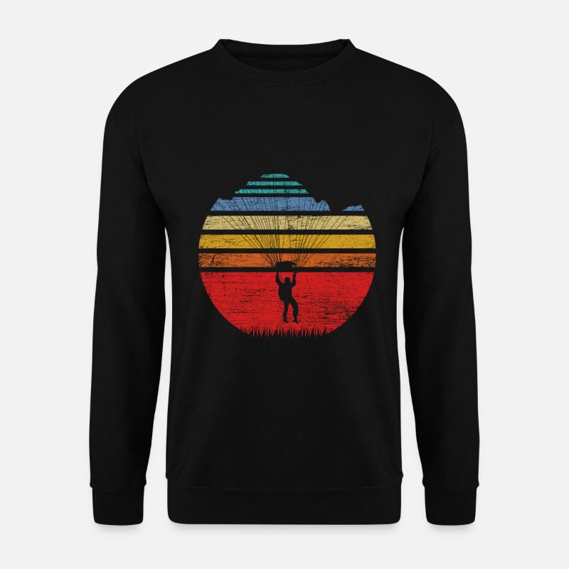 Paragliding paraglider - Unisex Sweatshirt - black
