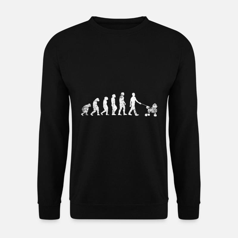 Évolution Caniche - Sweat-shirt Unisexe - noir