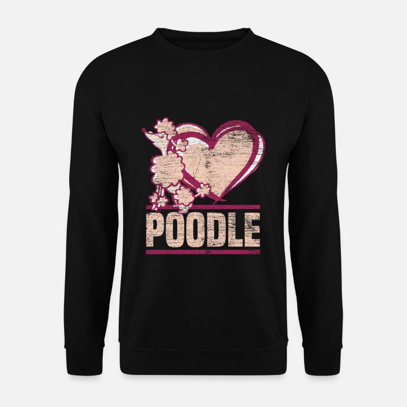 poodle - Unisex Sweatshirt - black