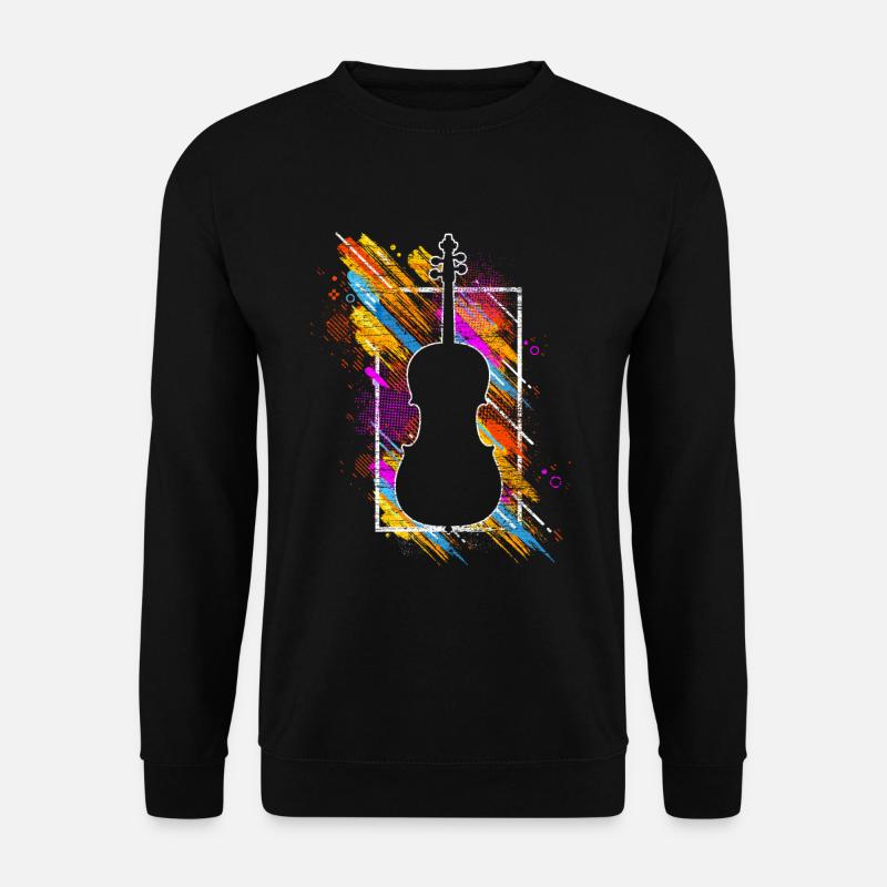 Cello Instrument - Unisex Pullover - Schwarz