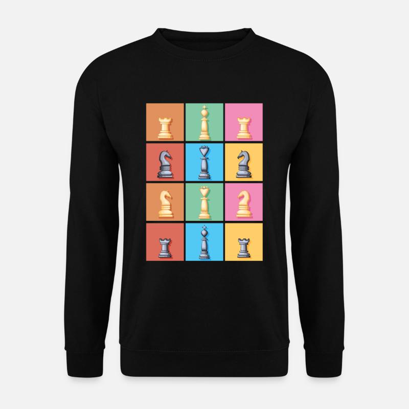 Chess chess piece - Unisex Sweatshirt - black