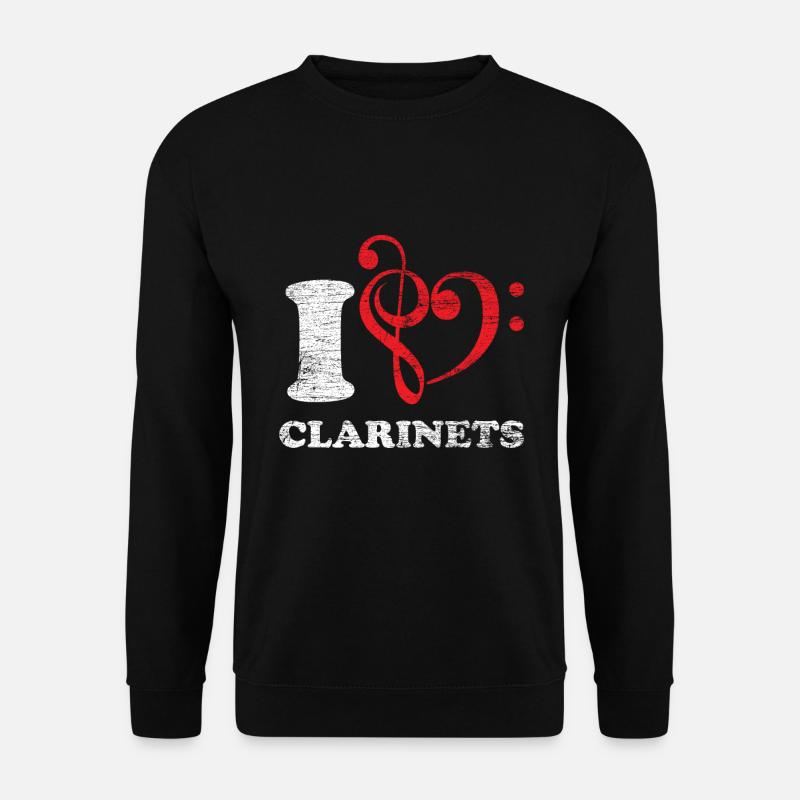 Clarinet passion - Unisex Sweatshirt - black