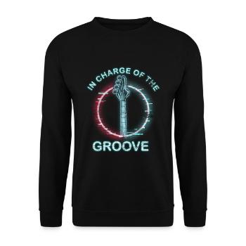 Musique de guitare basse - Sweat-shirt Unisexe - noir - Devant - Alina (178cm) & Michal (187cm)