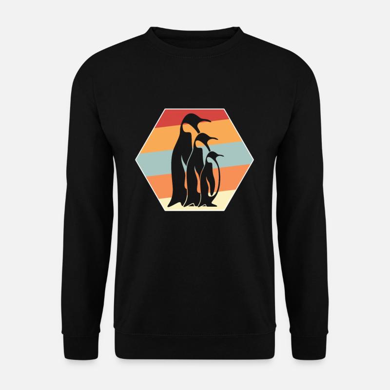 Pinguin - Unisex Pullover - Schwarz