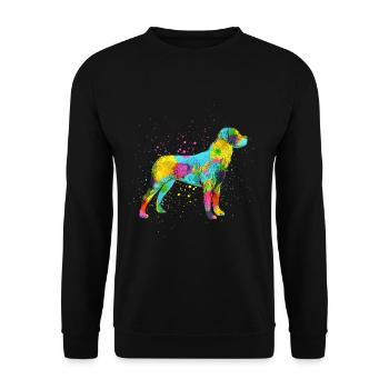 rottweiler - Sweat-shirt Unisexe - noir - Devant - Alina (178cm) & Michal (187cm)