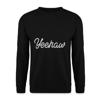 cow-boy - Sweat-shirt Unisexe - noir - Devant - Alina (178cm) & Michal (187cm)
