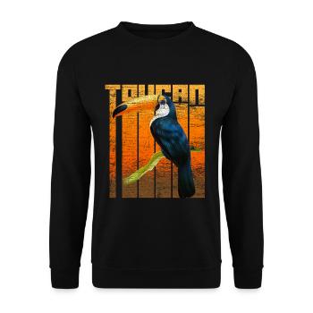 Tukan Amérique du Sud - Sweat-shirt Unisexe - noir - Devant - Alina (178cm) & Michal (187cm)