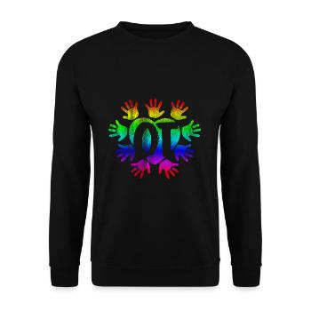 occupational Therapy - Unisex Sweatshirt - black - Front - Alina (178cm) & Michal (187cm)