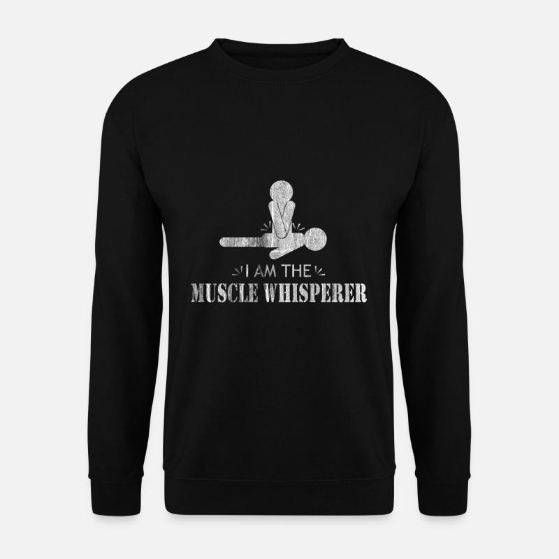 Physiotherapy Muscle whisperer - Unisex Sweatshirt - black