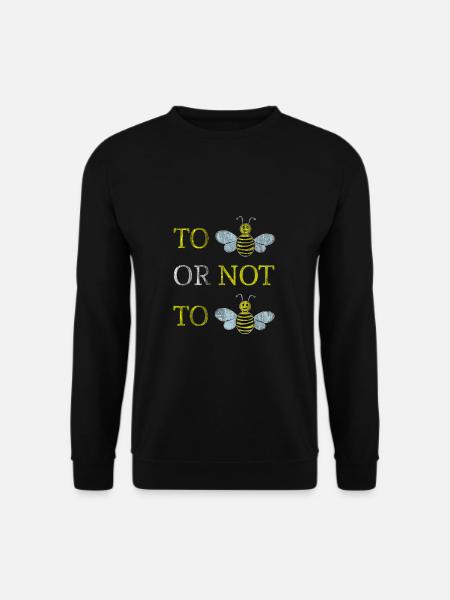 Abeille - Sweat-shirt Unisexe - noir