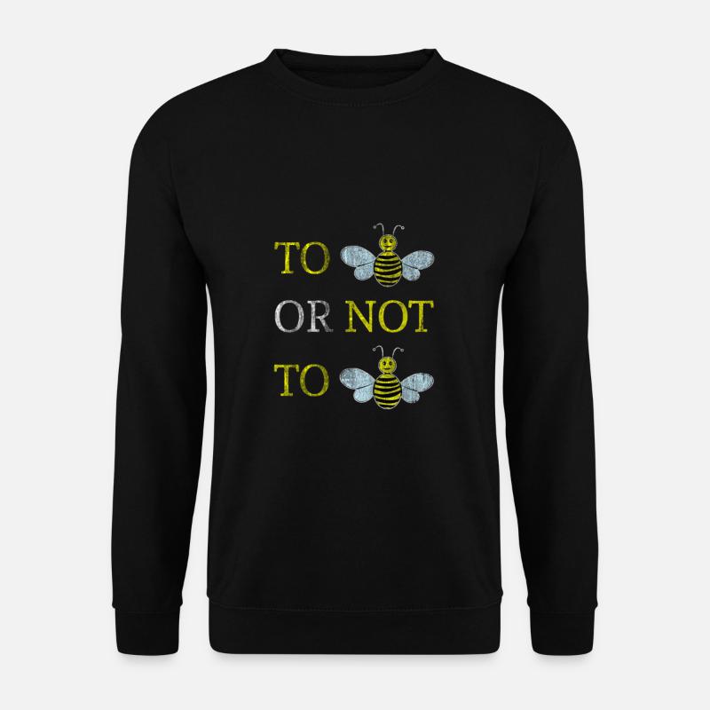 Biene - Unisex Pullover - Schwarz
