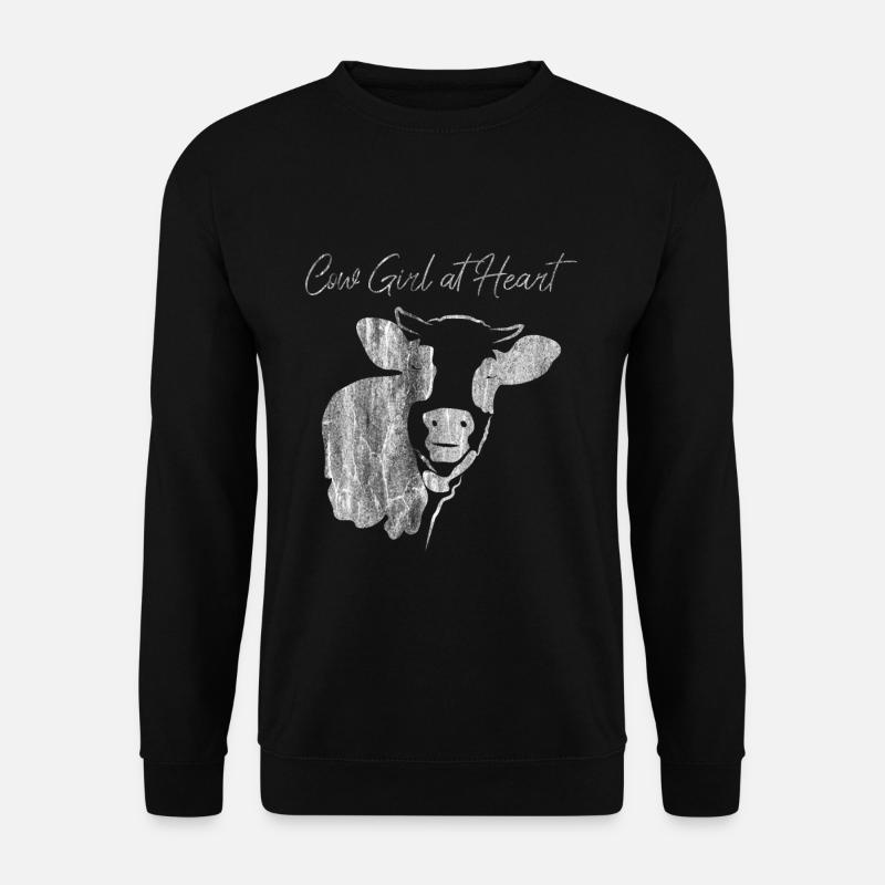 Kuh - Unisex Pullover - Schwarz