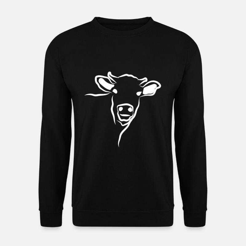 Kuh Bauernhof - Unisex Pullover - Schwarz