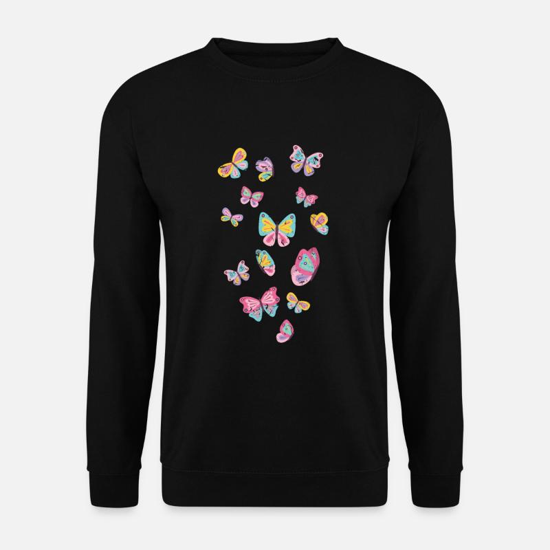 Schmetterling - Unisex Pullover - Schwarz