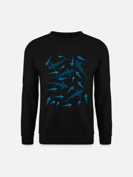 Hai Aquarium - Unisex Pullover - Schwarz