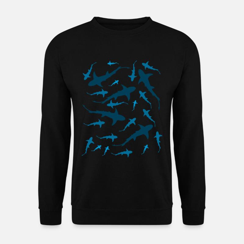 Aquarium de requin - Sweat-shirt Unisexe - noir
