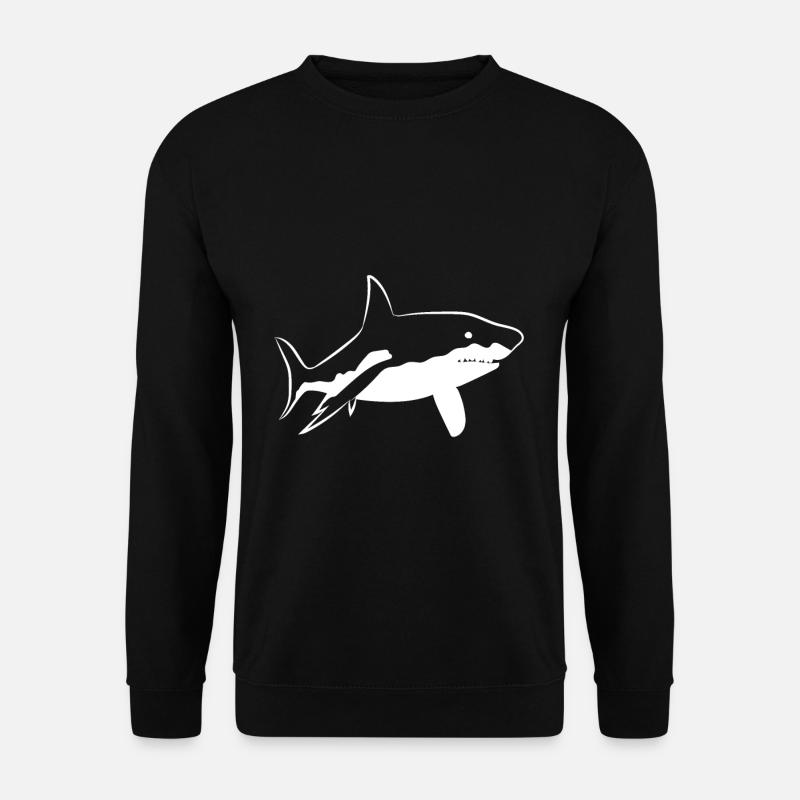 Shark fish - Unisex Sweatshirt - black