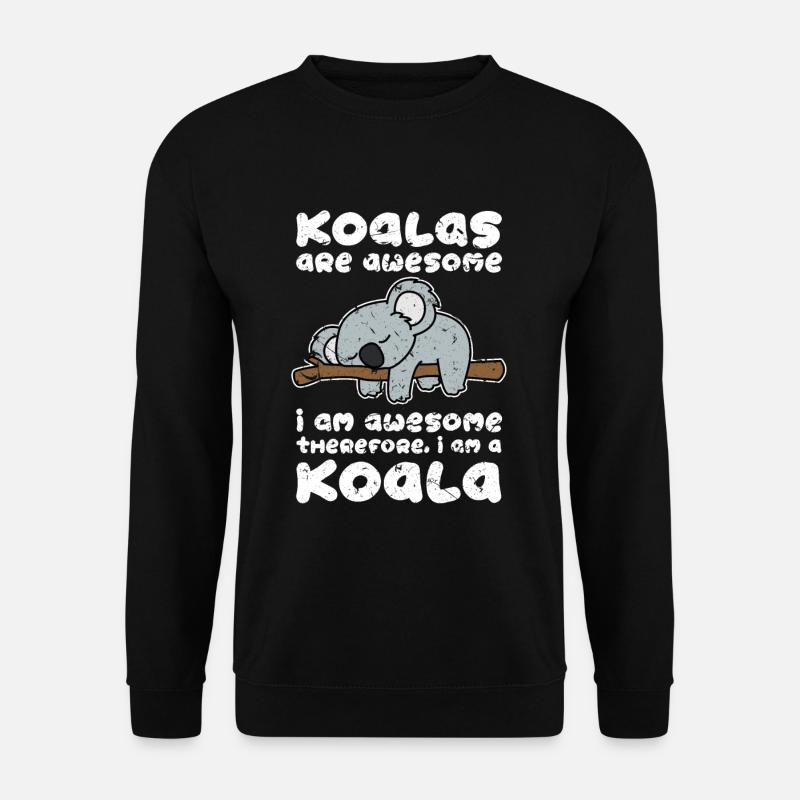 Koala bear - Unisex Sweatshirt - black
