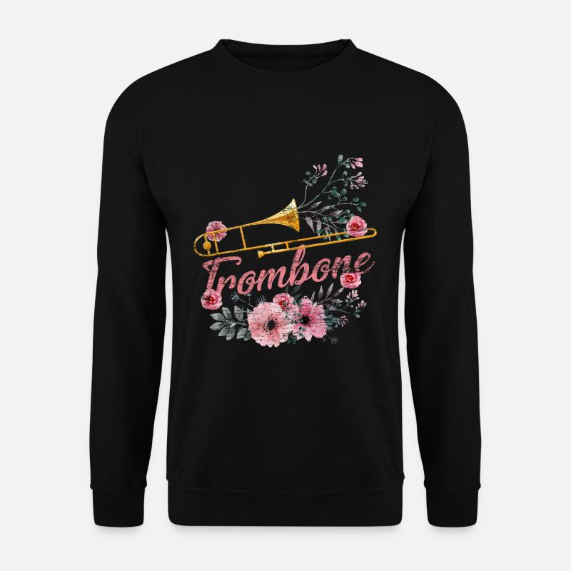 trombone - Unisex Sweatshirt - black