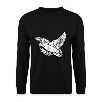 Pigeon pigeon fancier - Unisex Sweatshirt - black - Front - Alina (178cm) & Michal (187cm)