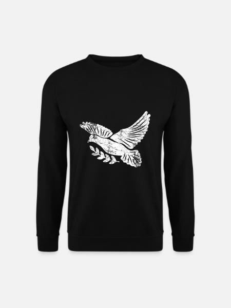 Taube Taubenzüchter - Unisex Pullover - Schwarz