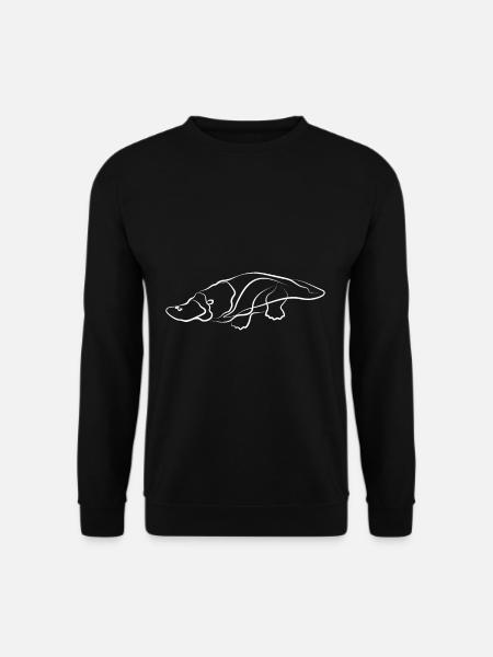 Schnabeltier Seltenes Tier - Unisex Pullover - Schwarz