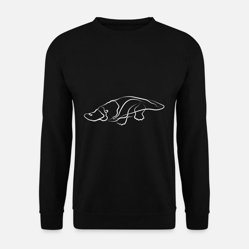 Schnabeltier Seltenes Tier - Unisex Pullover - Schwarz