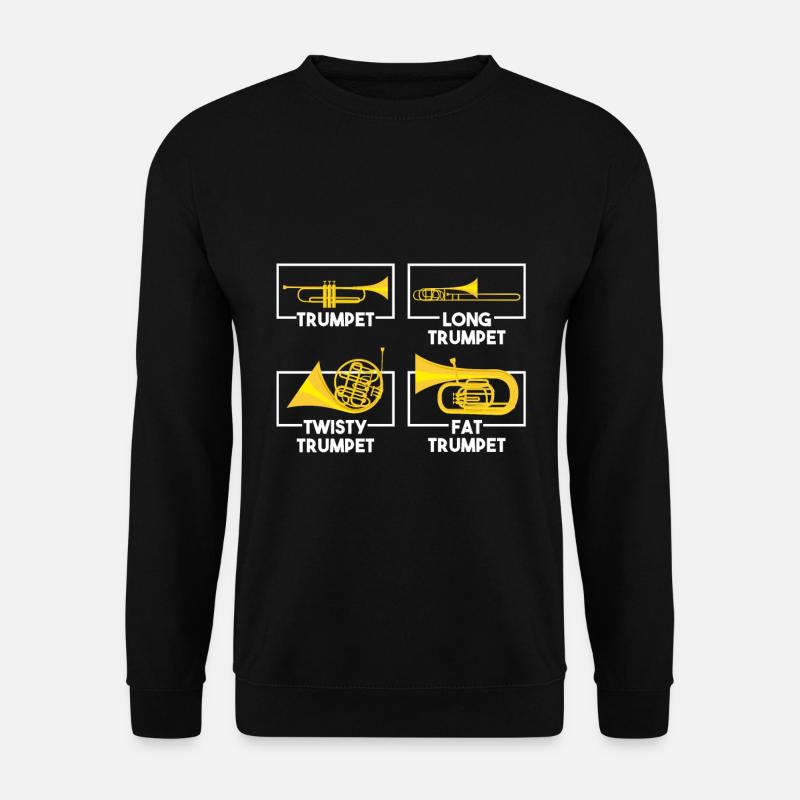 Variantes de trompette - Sweat-shirt Unisexe - noir
