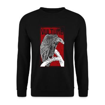 Mort de vautour - Sweat-shirt Unisexe - noir - Devant - Alina (178cm) & Michal (187cm)