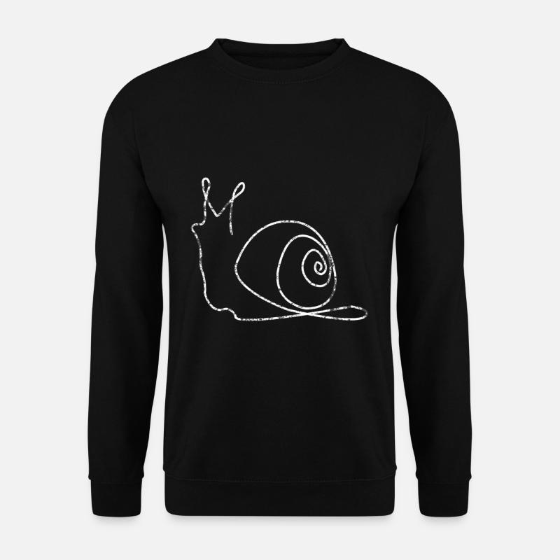 Schnecke - Unisex Pullover - Schwarz