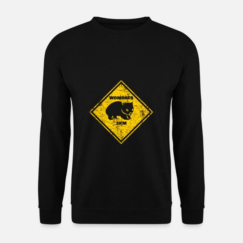 Wombat - Unisex Pullover - Schwarz