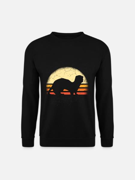Ferret Marten Marten - Unisex Sweatshirt - black