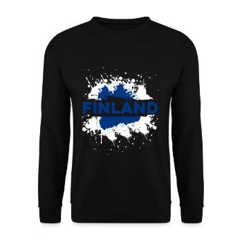 Finlande Pays - Sweat-shirt Unisexe - noir - Devant - Alina (178cm) & Michal (187cm)